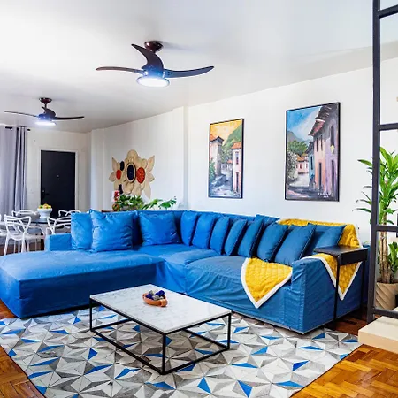 03 Quartos , Todo Reformado, No Posto 6 De Copacabana Enorme, 6 Camas, Ao Lado De Arpoador E Ipanema , Tudo Climatizado , Wifi E 3 Smart Tv, Pauloangerami Rp144